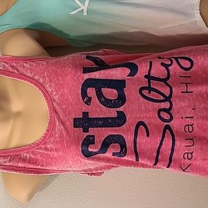 Stay Salty & other Tank top Kauai Hawaii